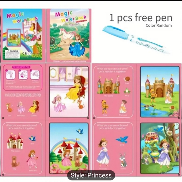 Reusable Magic Water Books for Kids to Paint - Picture 8 of 10